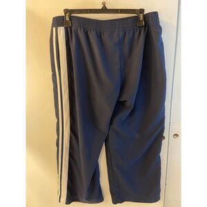 Nike Capri Active Pants large 12/14 Navy white Stripe#56323 Y2K